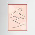 Red Wood Tranquil Outline