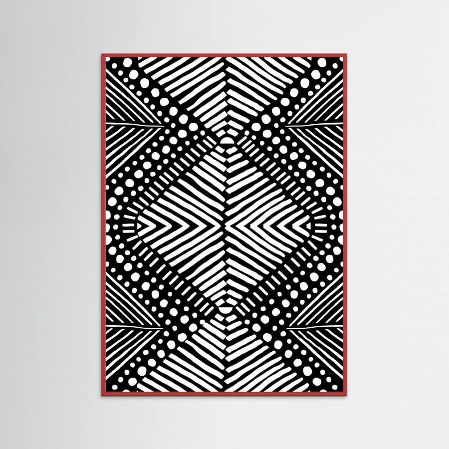 Red Wood Tribal Poster