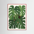 Red Wood Tropical Fronds