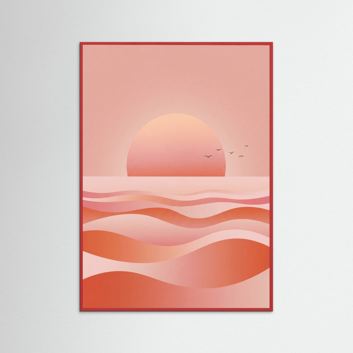 Red Wood Tropical Horizon