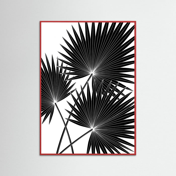 Red Wood Tropical Silhouette
