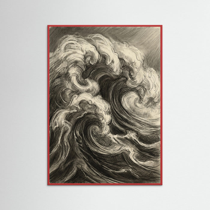 Red Wood Turbulent Visage