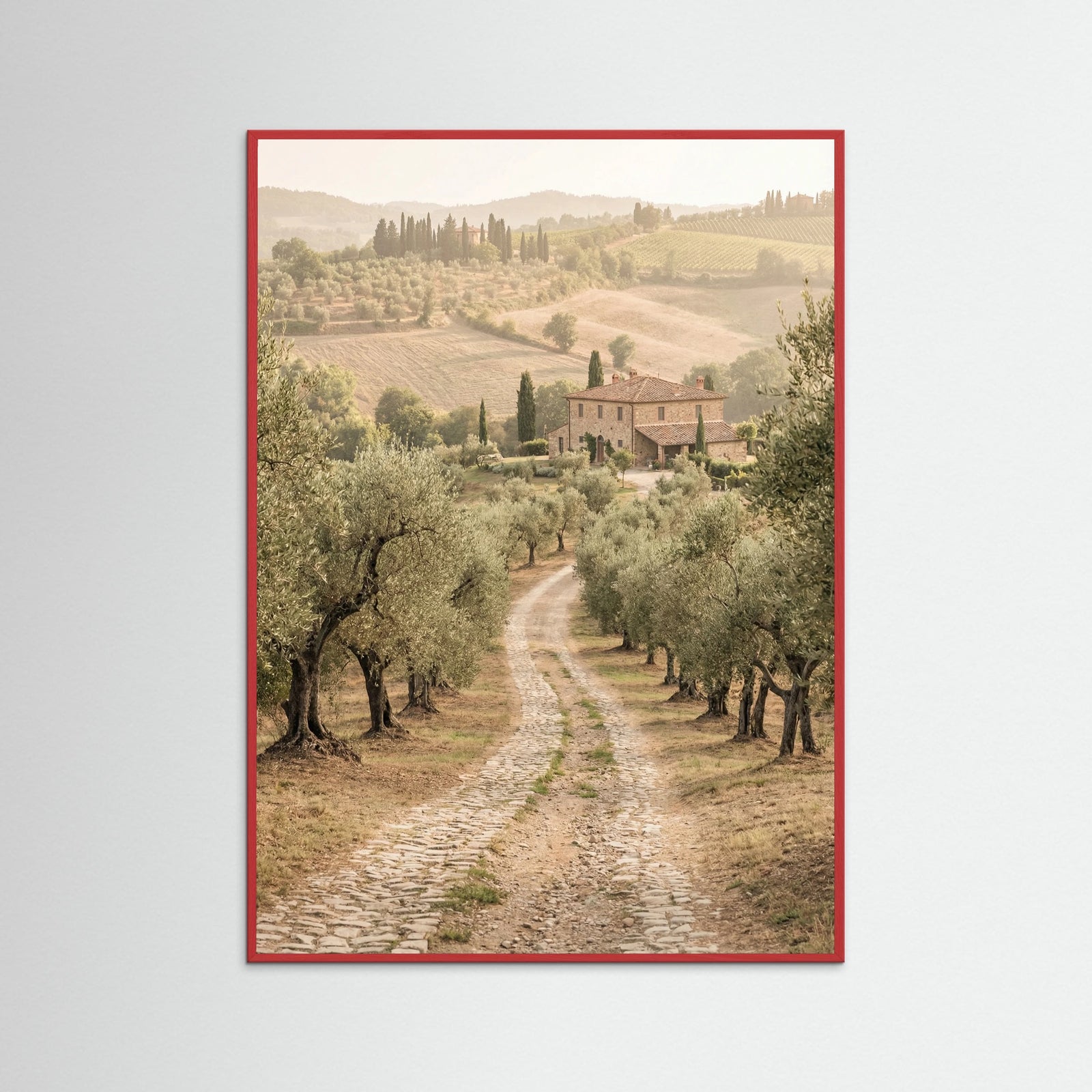 Red Wood Tuscan Archway