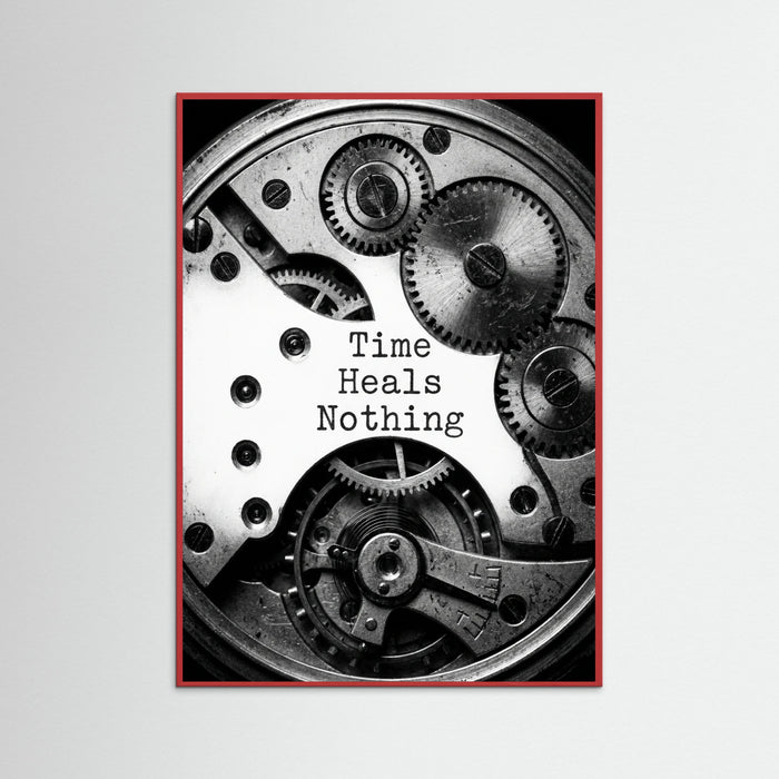 Red Wood Typed Expression