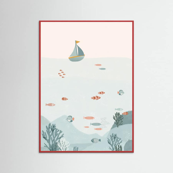 Under the Blue Sea Poster – Poster und Kunstdruck