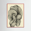 Red Wood Undulating Strands