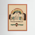 Red Wood Unicorn Rainbow Bond