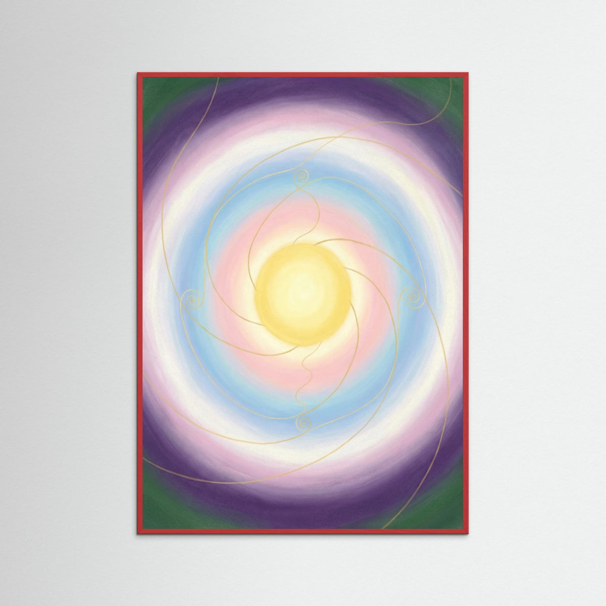 Red Wood Universal Heart