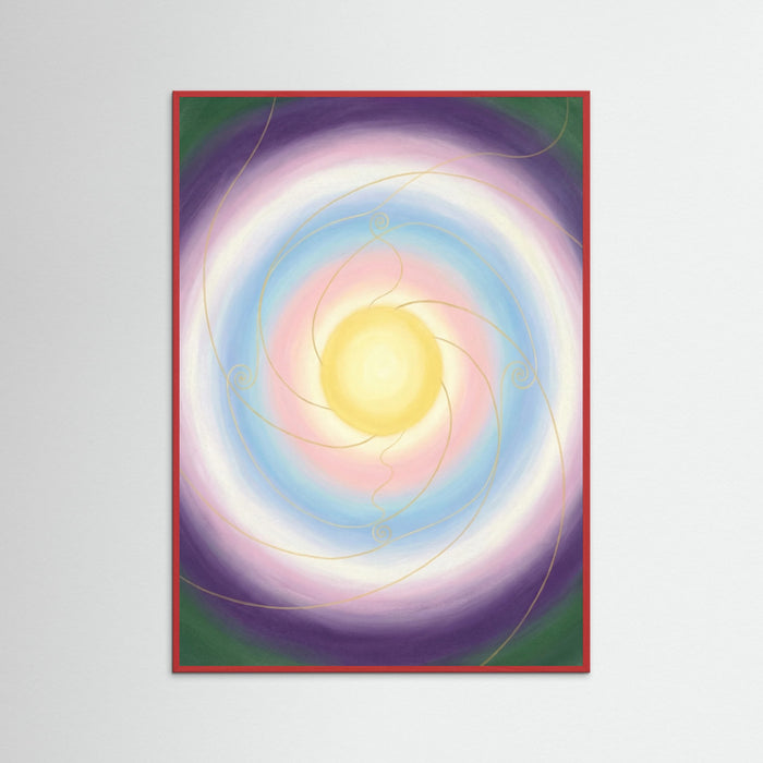 Red Wood Universal Heart