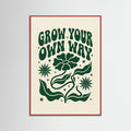 Red Wood Uplifting Retro Affirmation