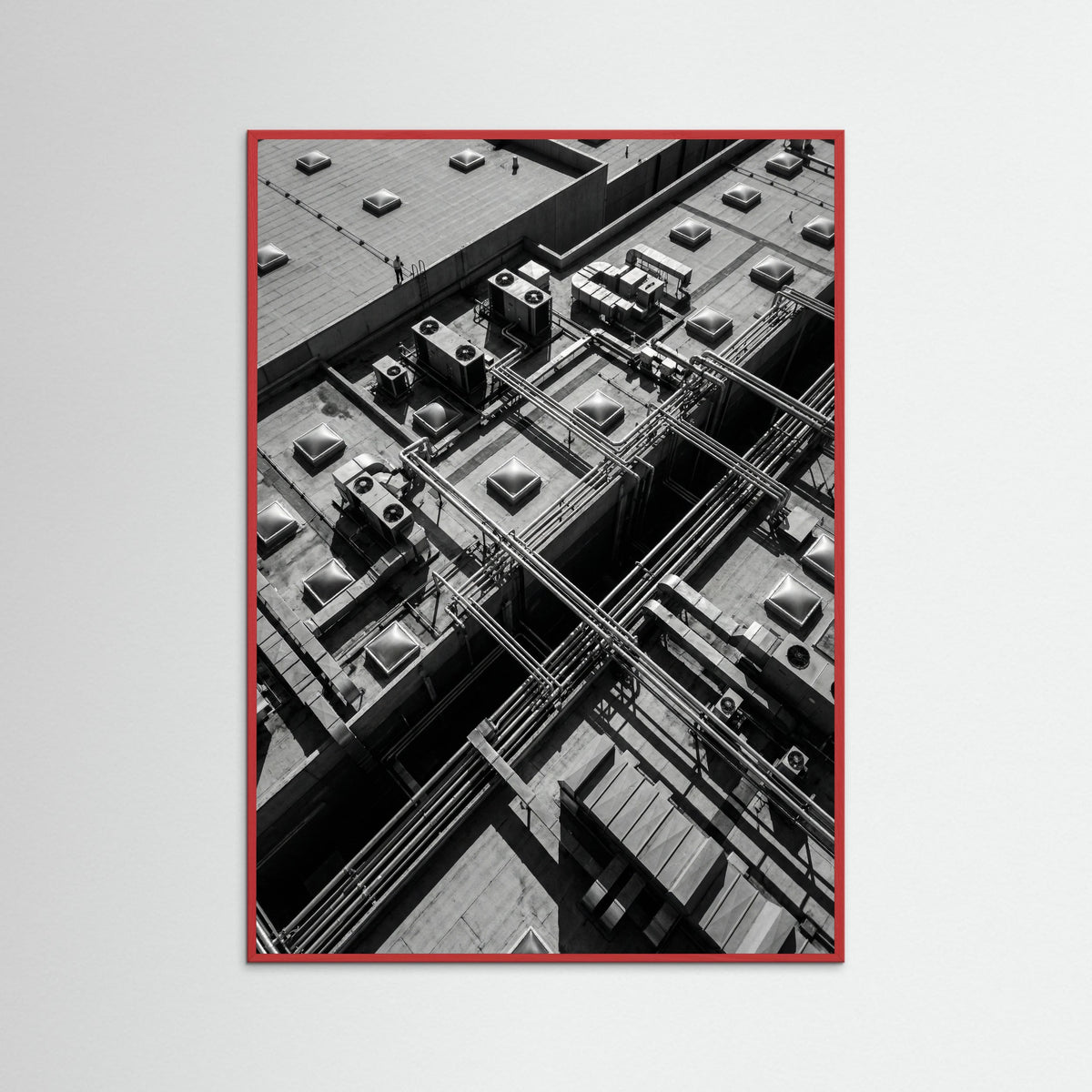 Red Wood Urban Perspective