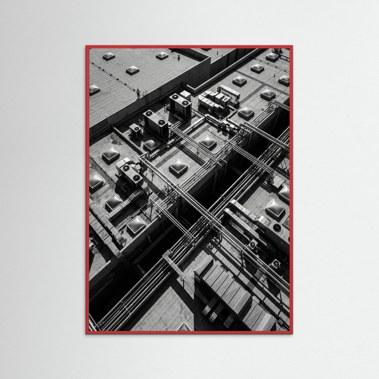 Red Wood Urban Perspective