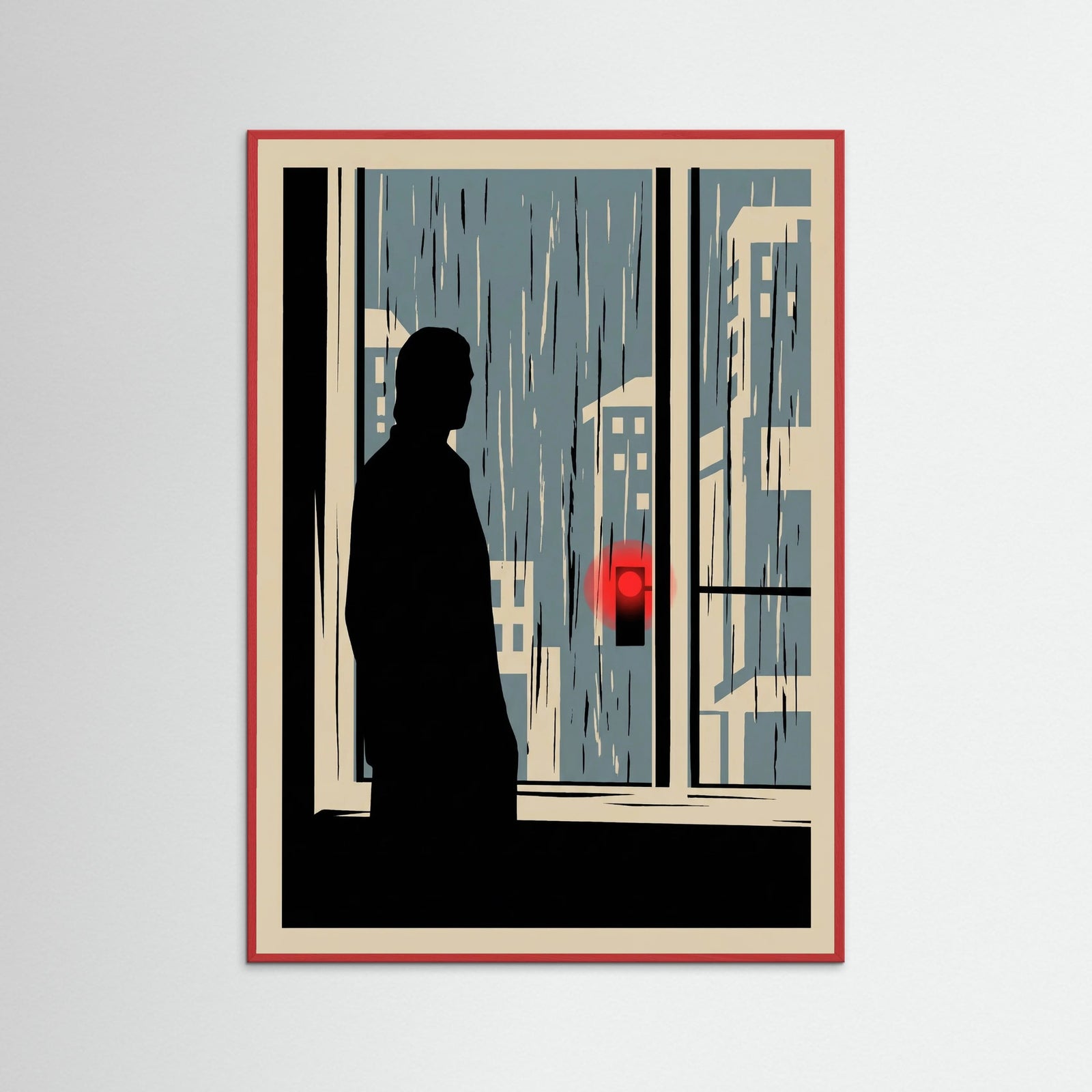 Red Wood Urban Solitude