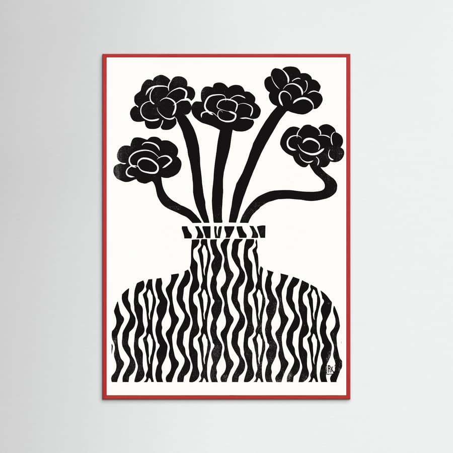 Poster Vase and Flowers 03 – poster e stampa artistica