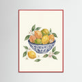 Red Wood Vase of Blooms