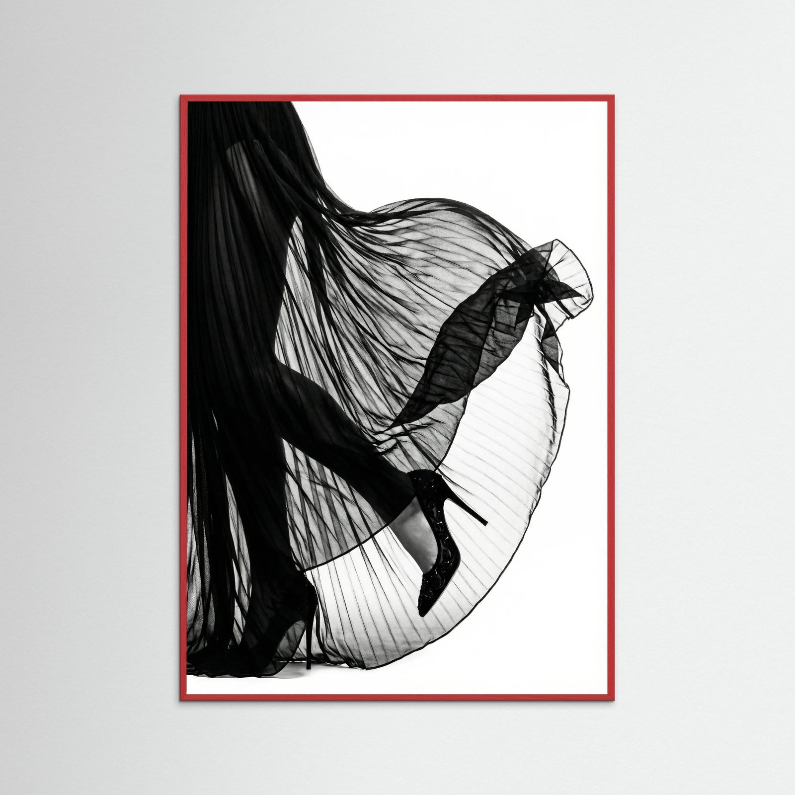 Red Wood Veiled Elegance