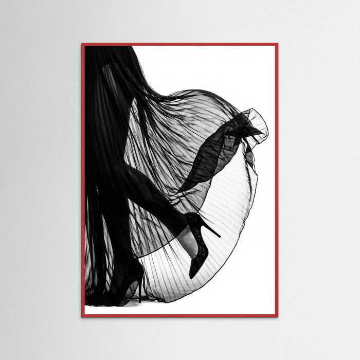 Red Wood Veiled Elegance