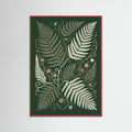 Red Wood Verdant Bloom Vines