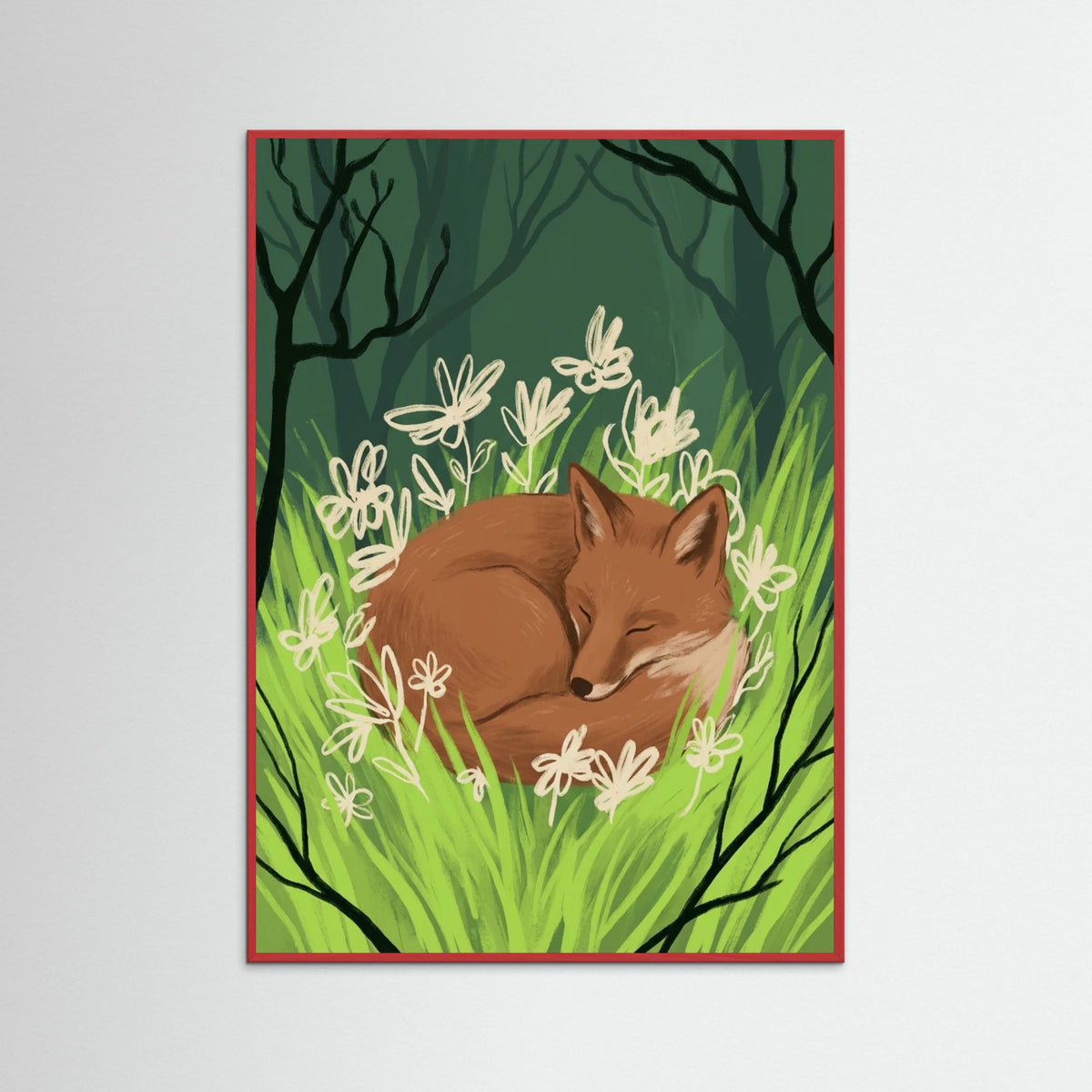 Red Wood Verdant Embrace