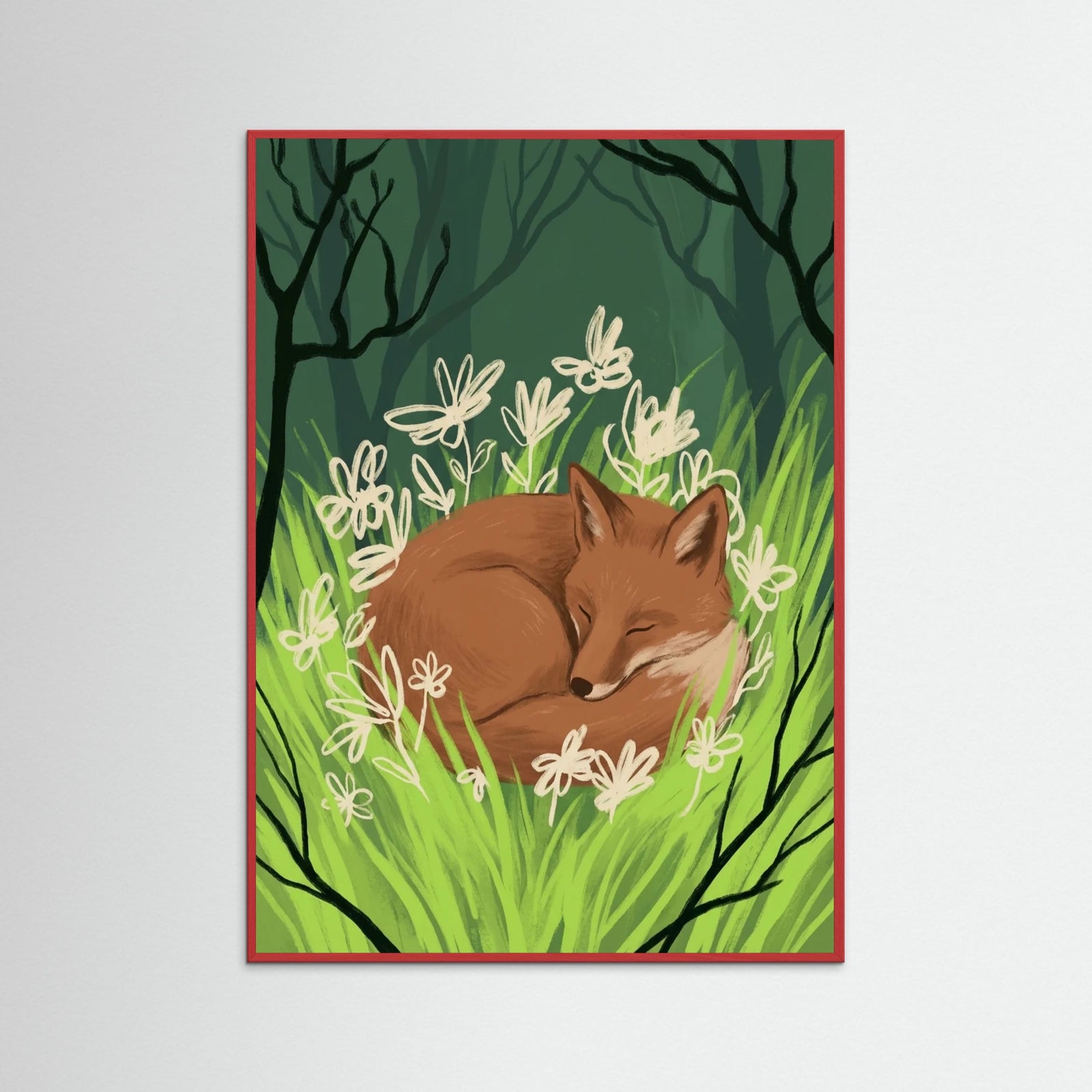 Red Wood Verdant Embrace