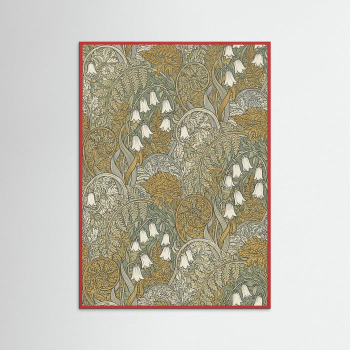 Red Wood Verdant Pattern