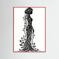 Red Wood Verdant Silhouette