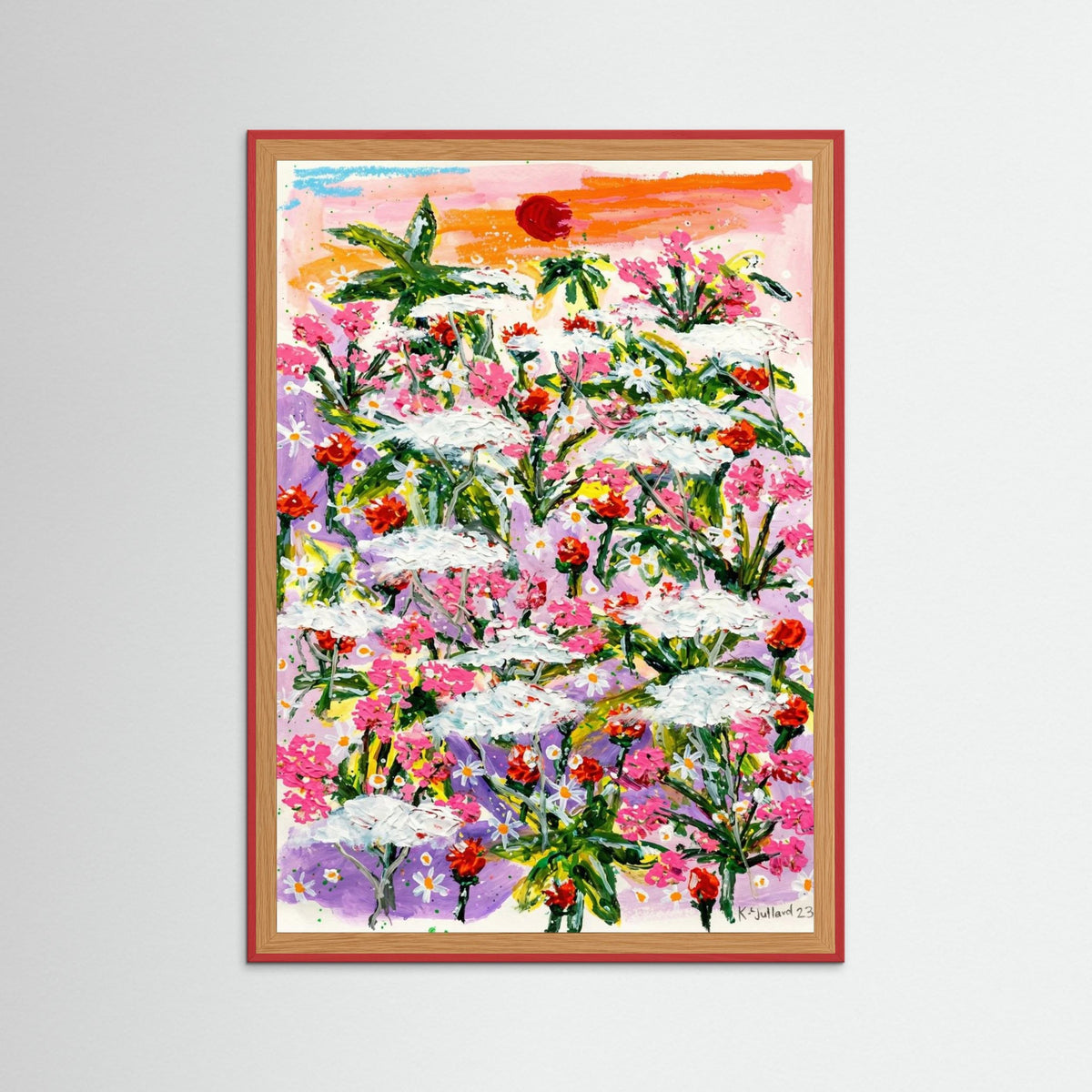 Red Wood Vibrant Bloomscape