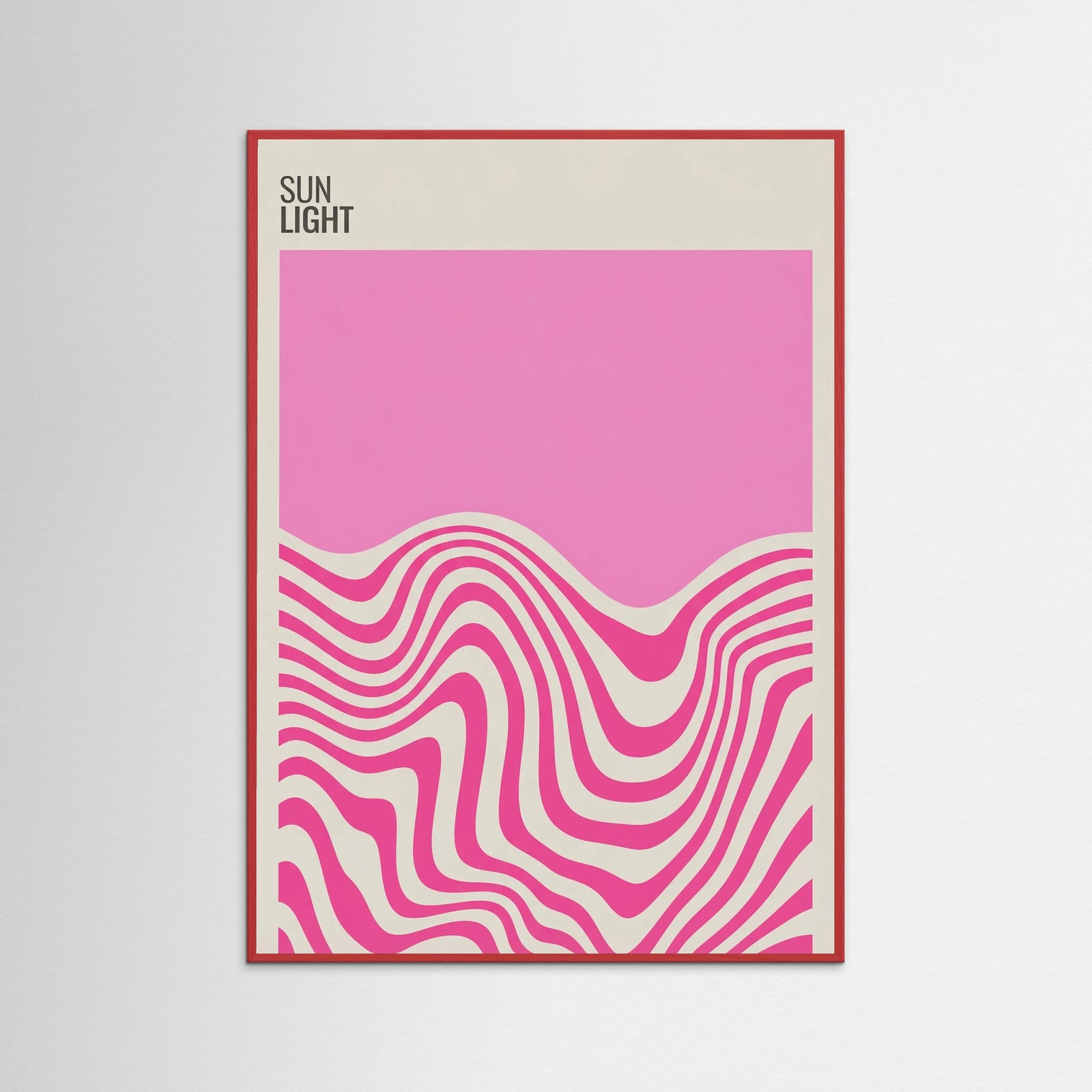 Red Wood Vibrant Fluidity