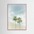 Vintage Palm Trees in the desert Poster – Poster und Kunstdruck