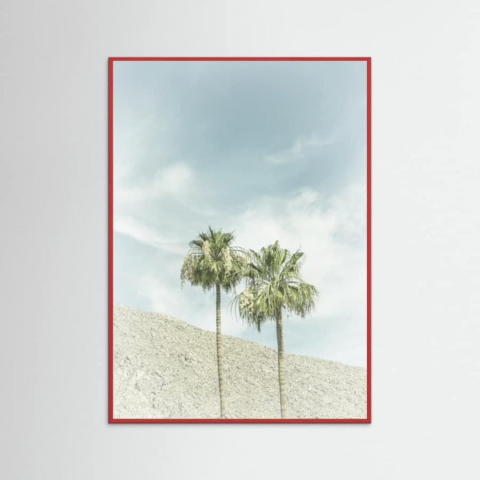 Vintage Palm Trees in the desert Poster – Poster und Kunstdruck