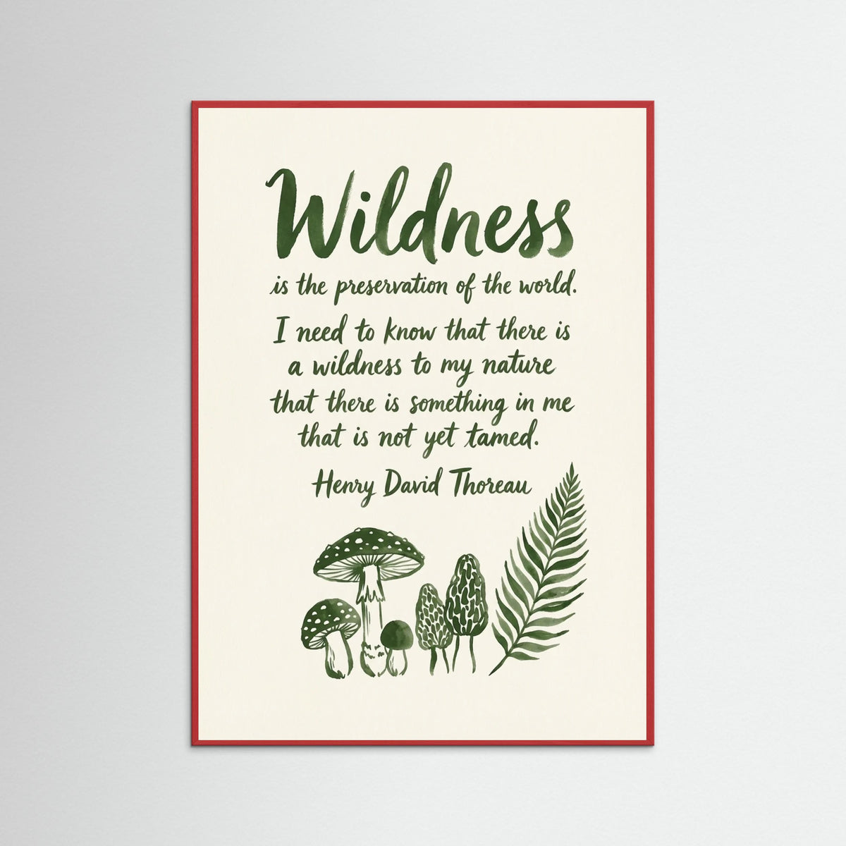 Red Wood Walking Thoughts