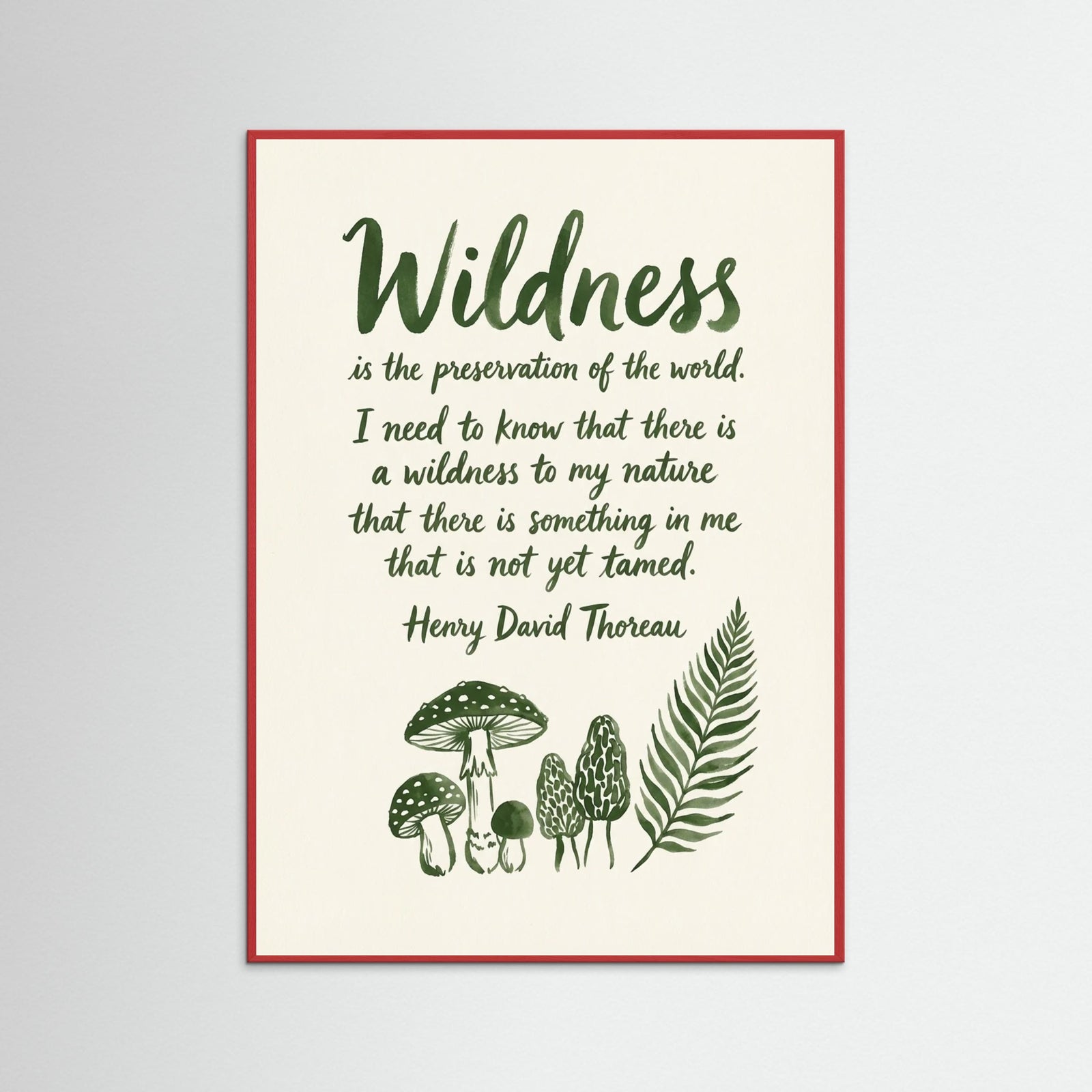 Red Wood Walking Thoughts