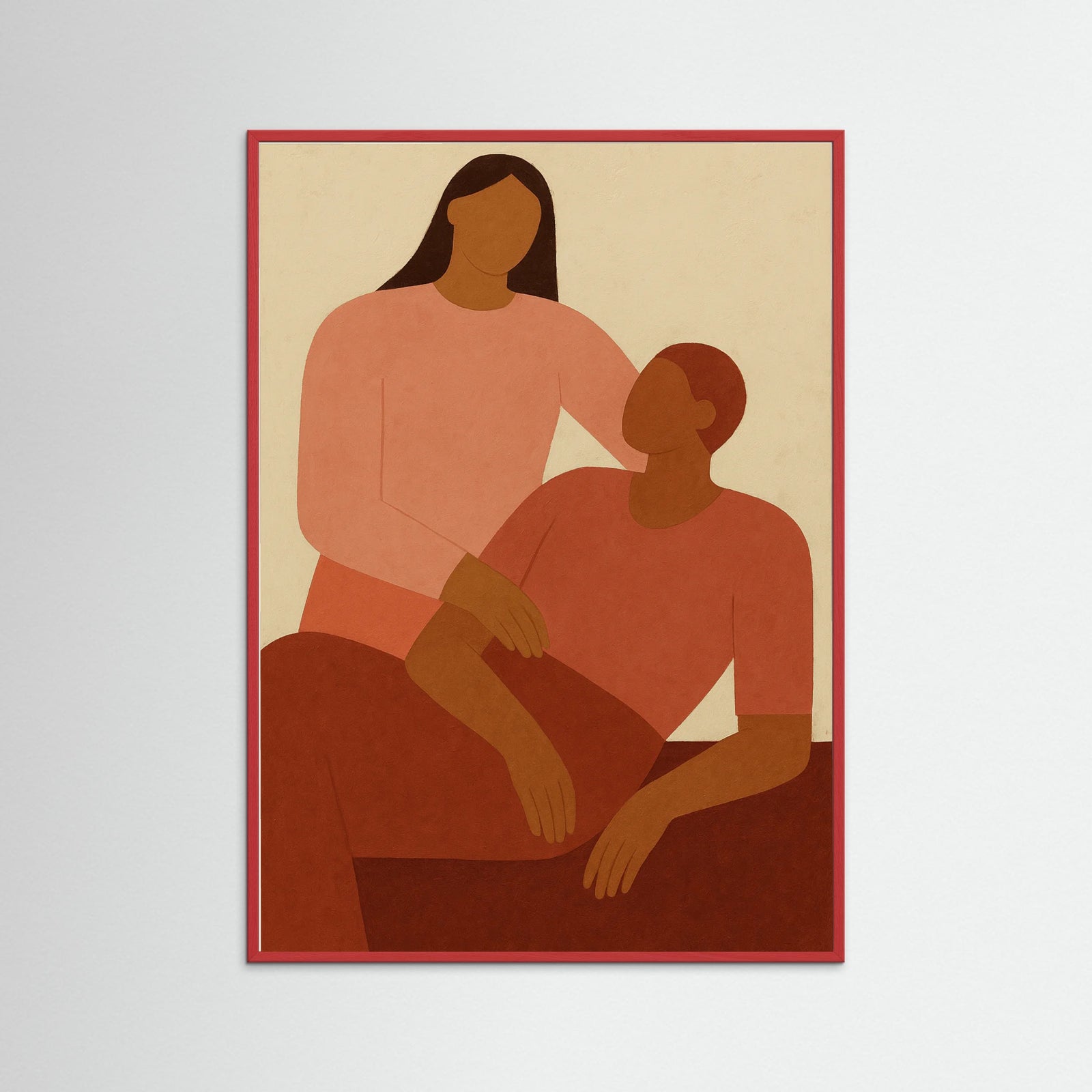 Red Wood Warm Silhouettes