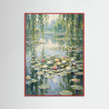 Red Wood Water Lily Bridge