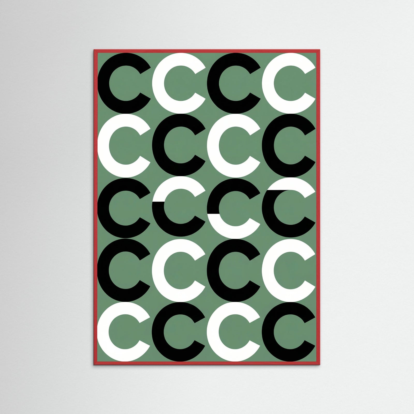 Red Wood Wavy Rhythm