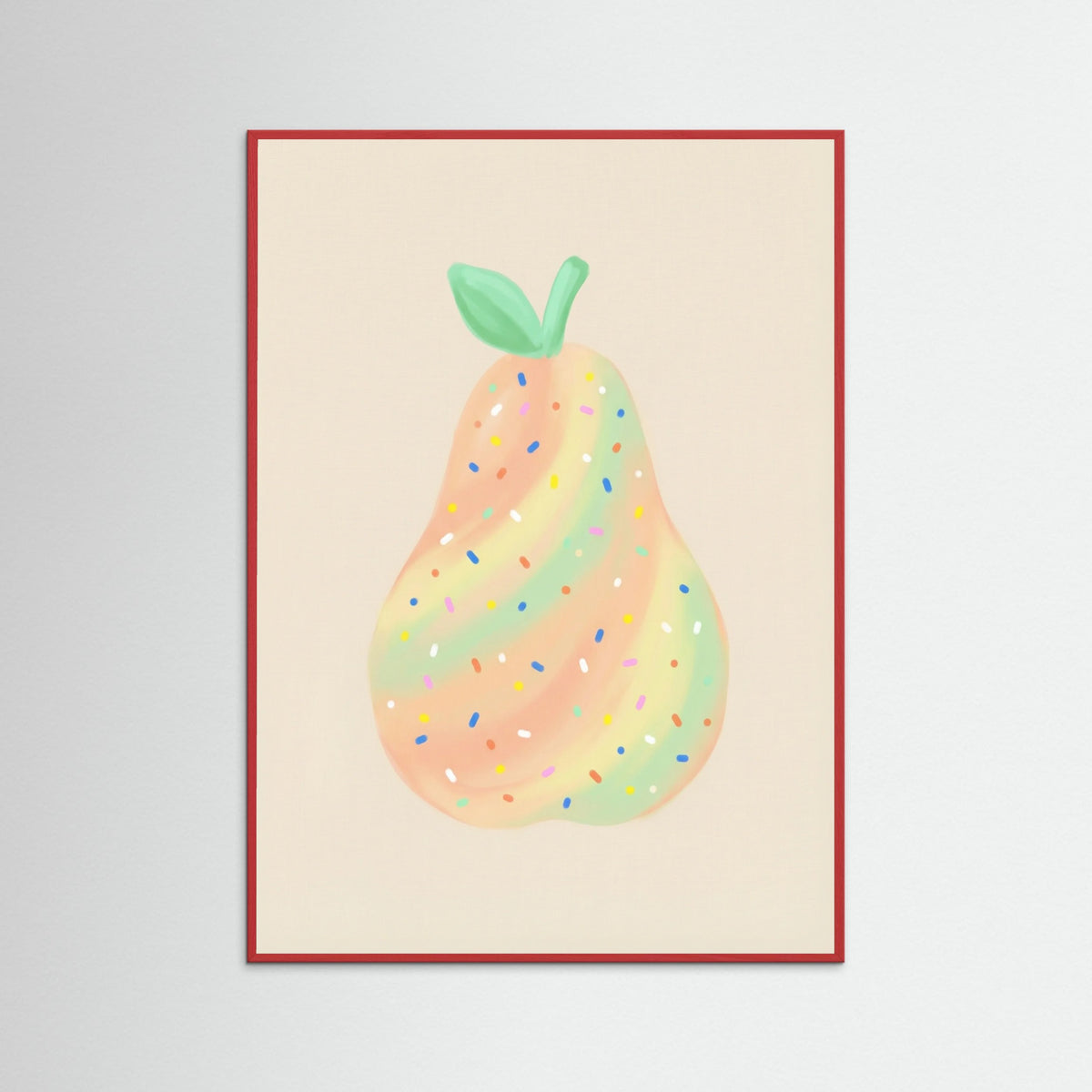 Red Wood Whimsical Berry Pop