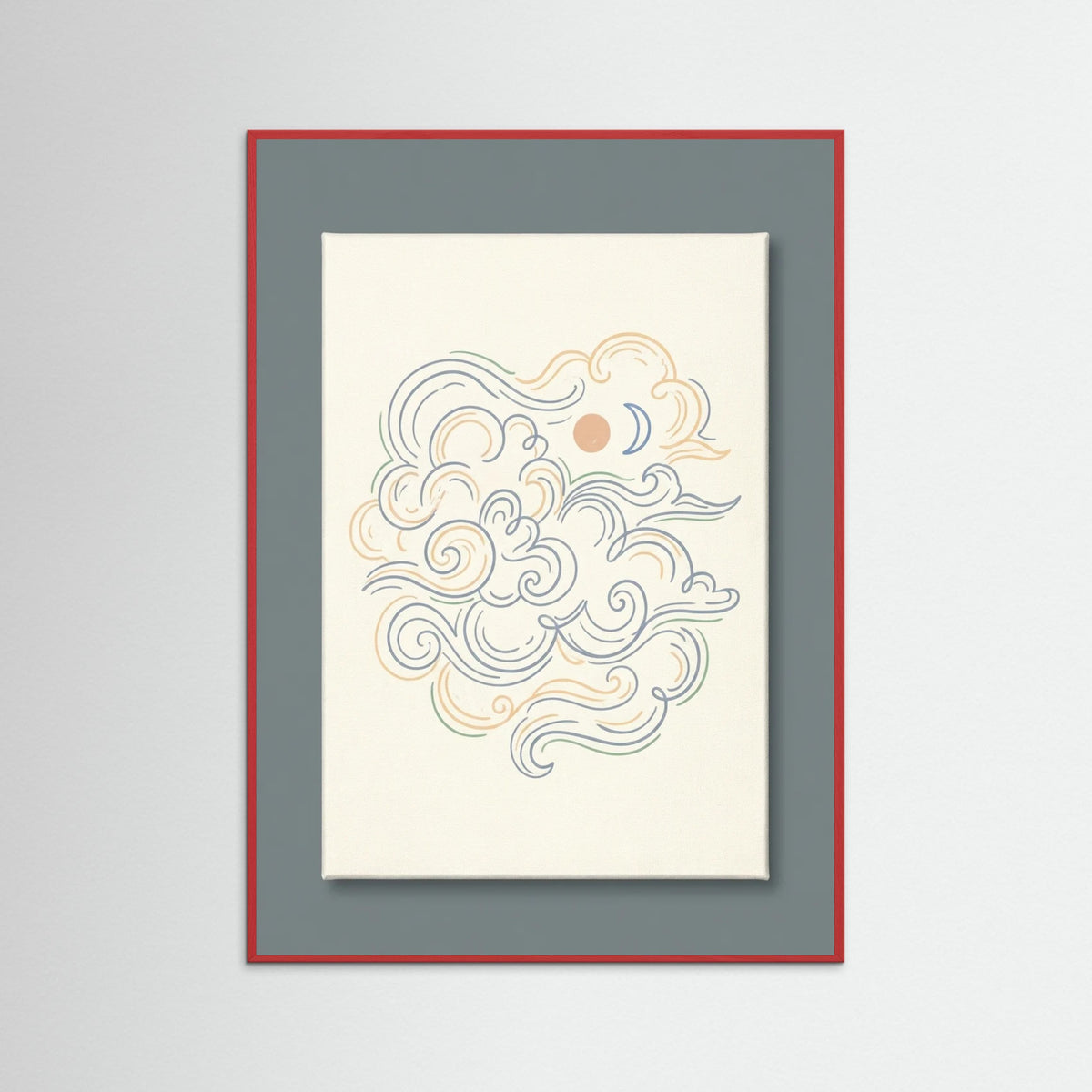 Red Wood Whimsical Echoes