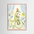 Red Wood Whimsical Wheeled Wonder