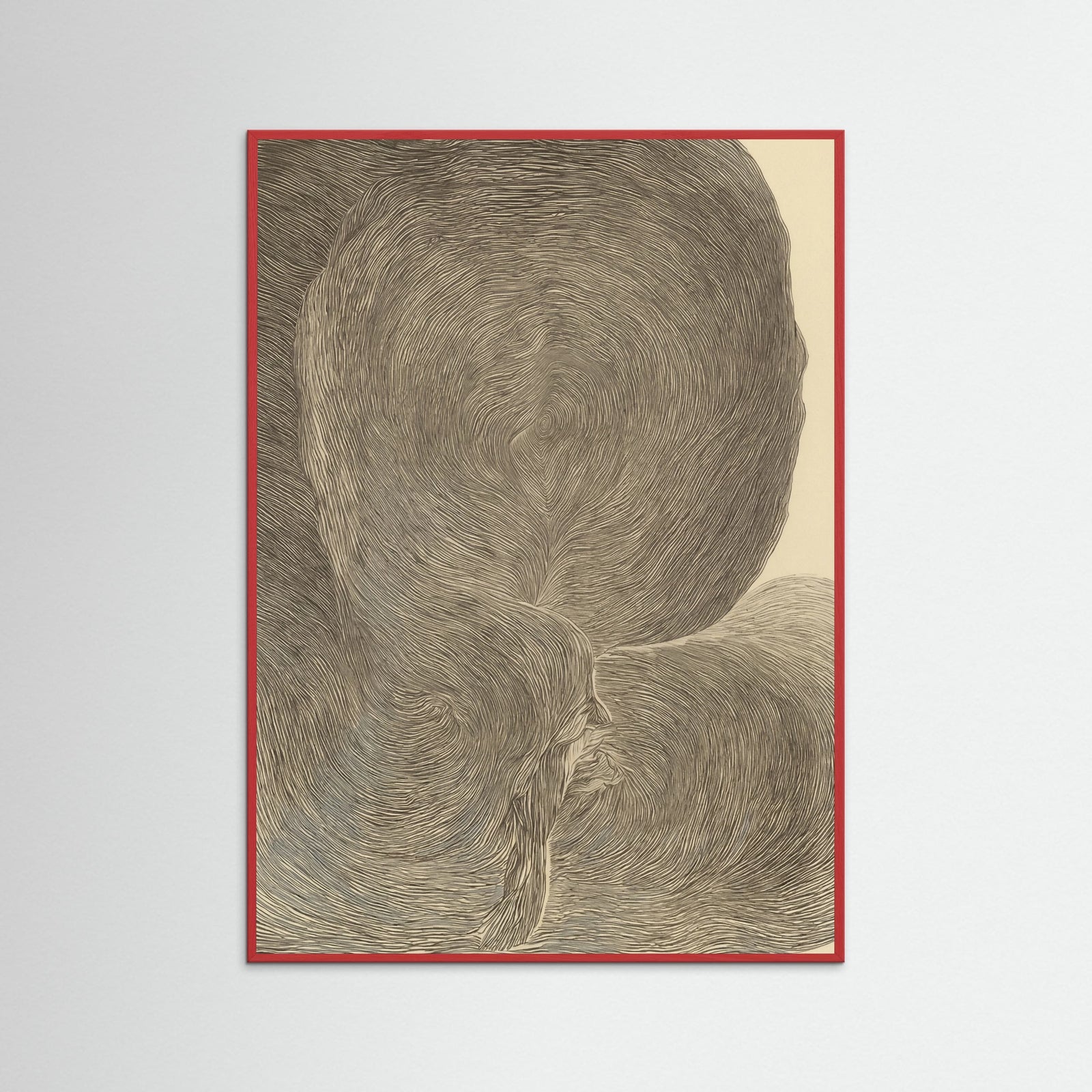 Red Wood Whispering Contours