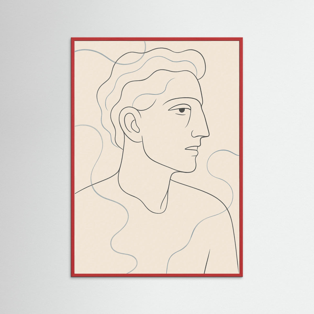 Red Wood Whispering Lines