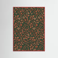 Red Wood Willow Bough Pattern