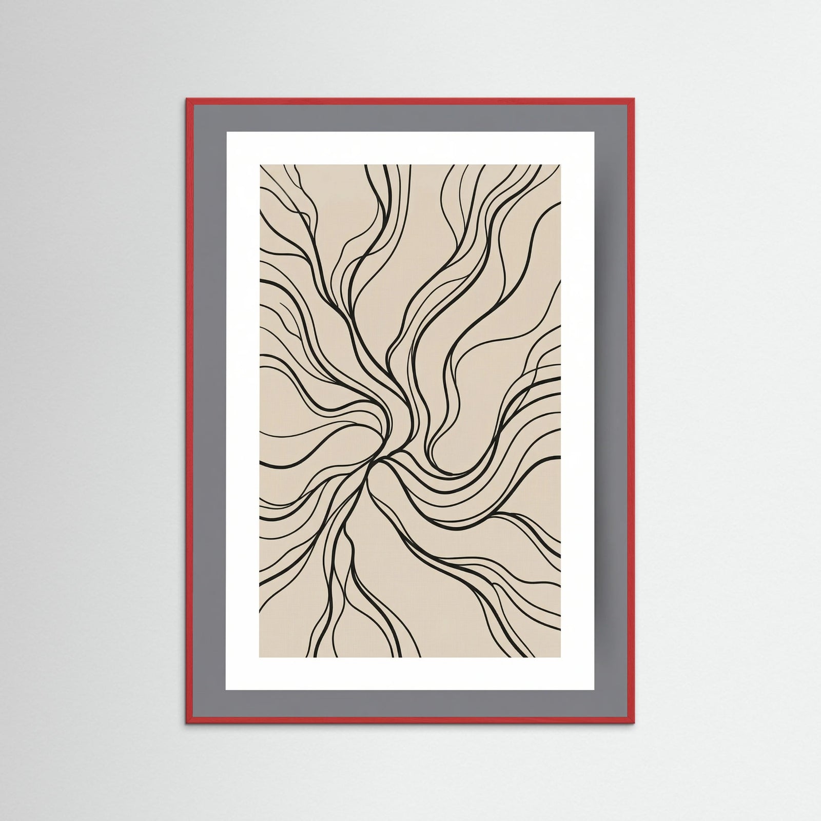 Red Wood Winding Paths