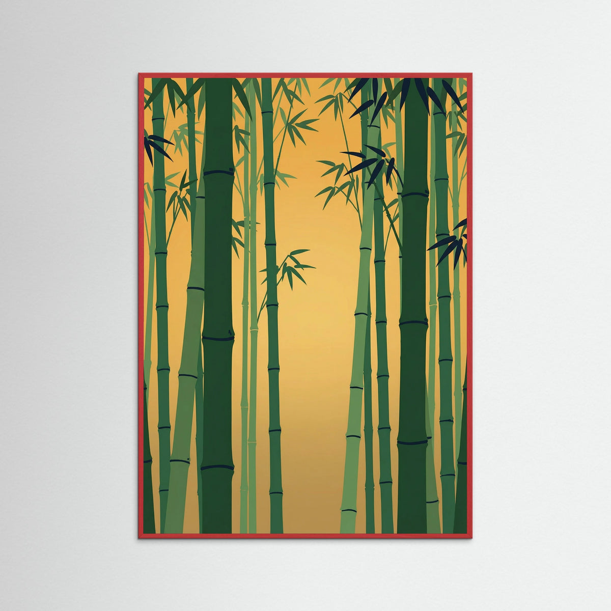 Red Wood Winter Fuji Peaks