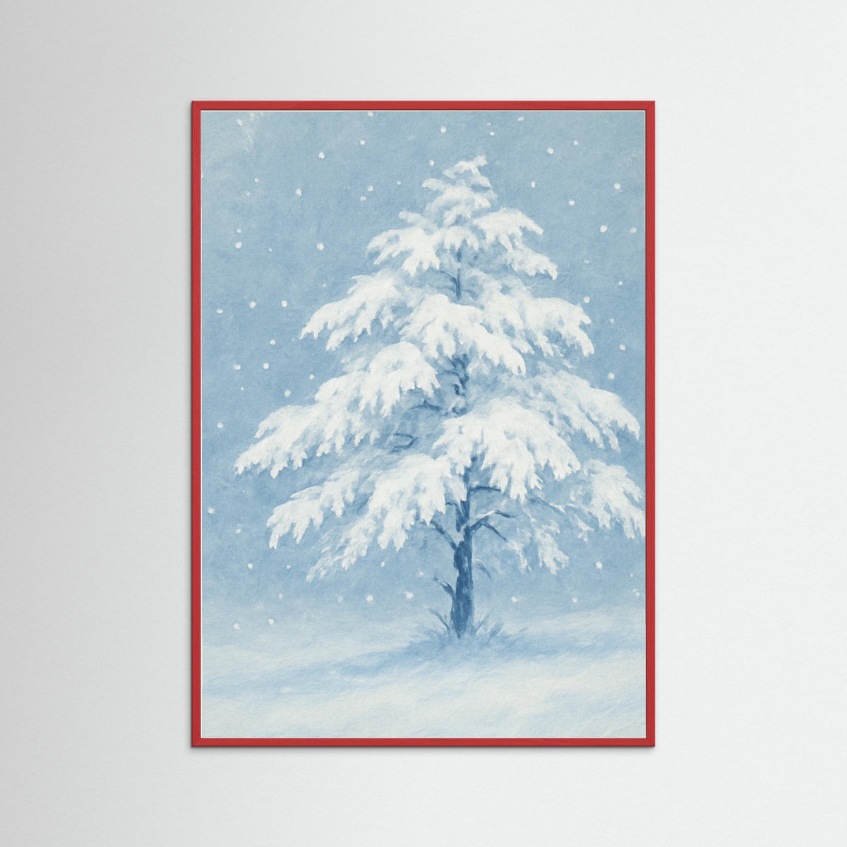Red Wood Winter Silence