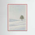 Red Wood Winter Stillness