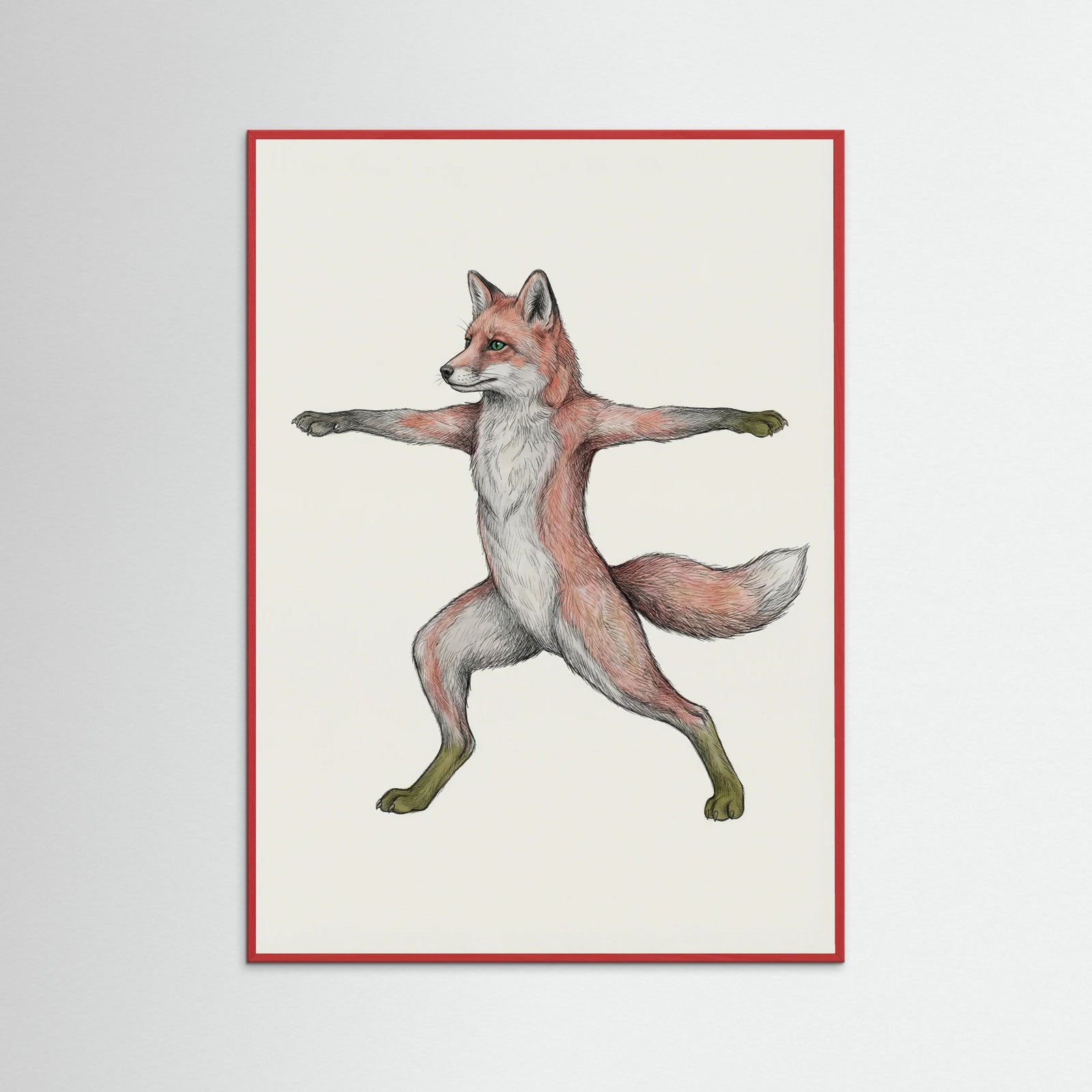 Red Wood Wise Owl Yoga