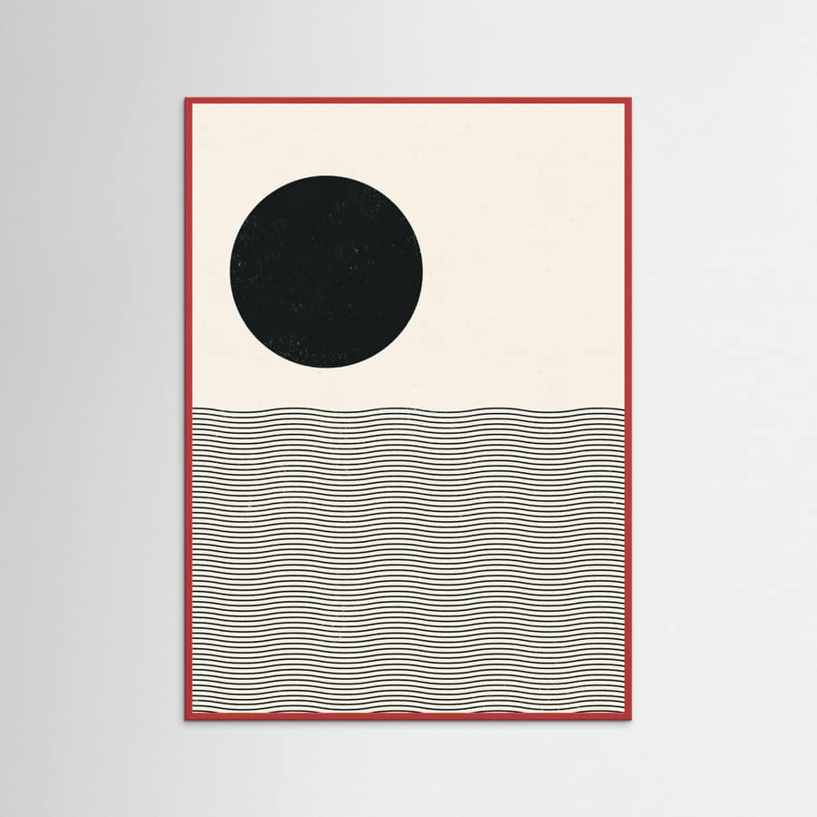 Affiche Woodblock Ocean – affiche et impression d’art