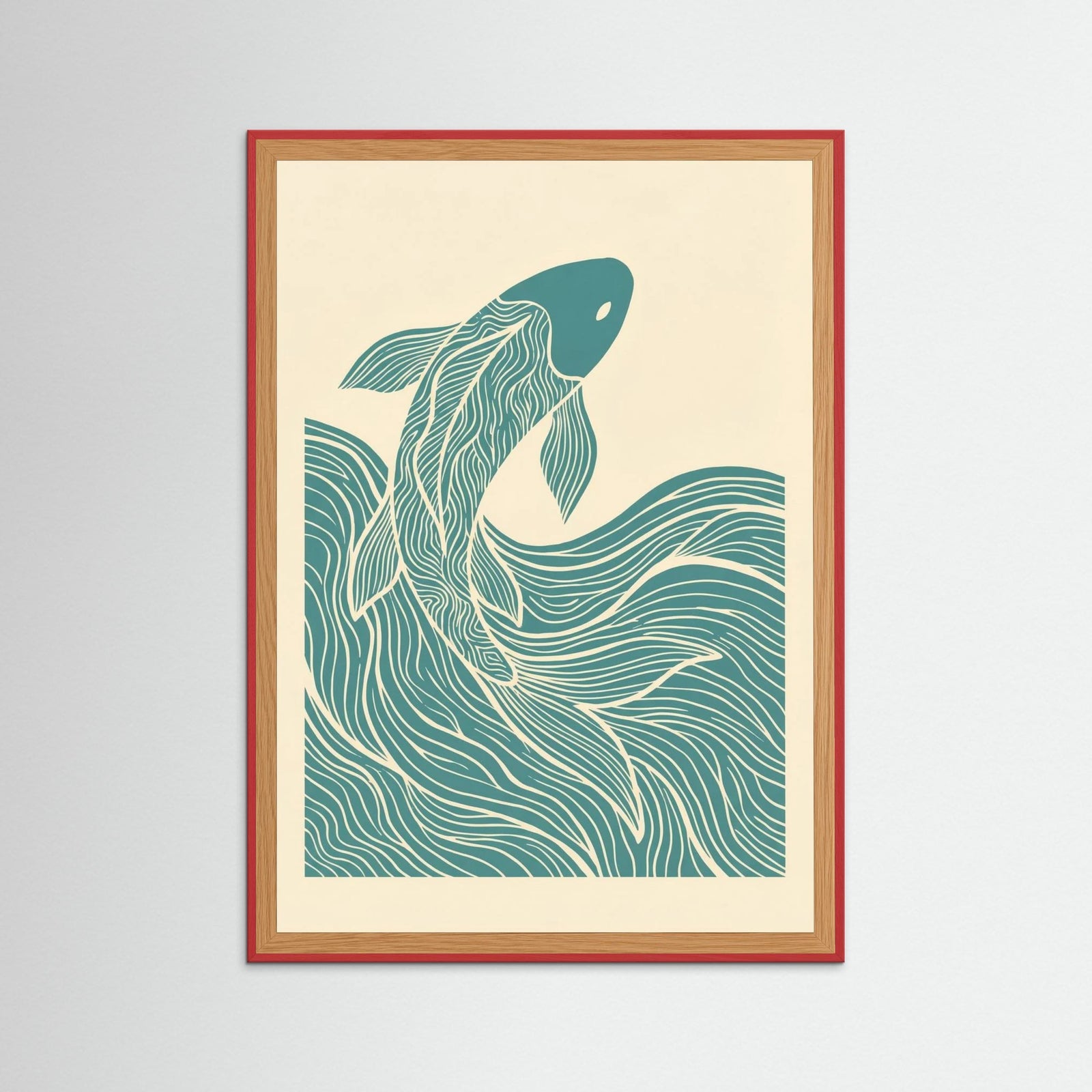 Red Wood Woven Flight