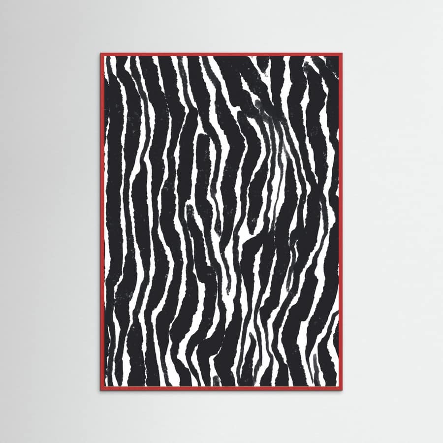 Zebra Pattern Poster – poster and art print