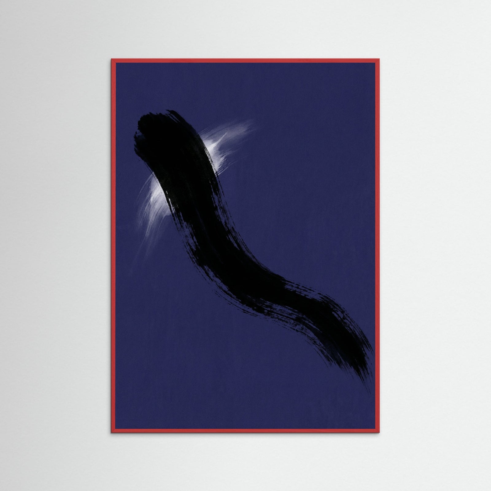 Red Wood Zen Enso Circle